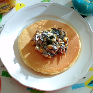 ひじきのタルタルホットケーキ